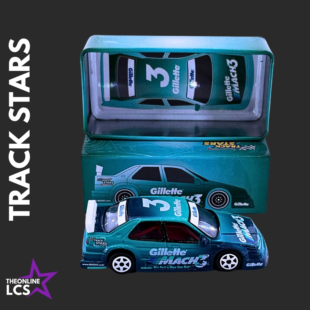 1990s Track Stars Australian Gillette Mach 3 Die Cast Car
