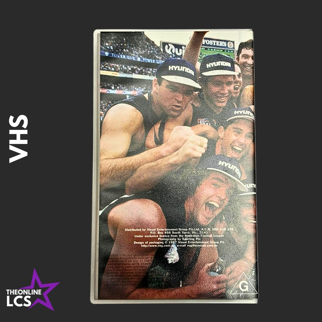 1995 AFL Carlton Blues Finals Pack Qualifying Final vs Brisbane VHS