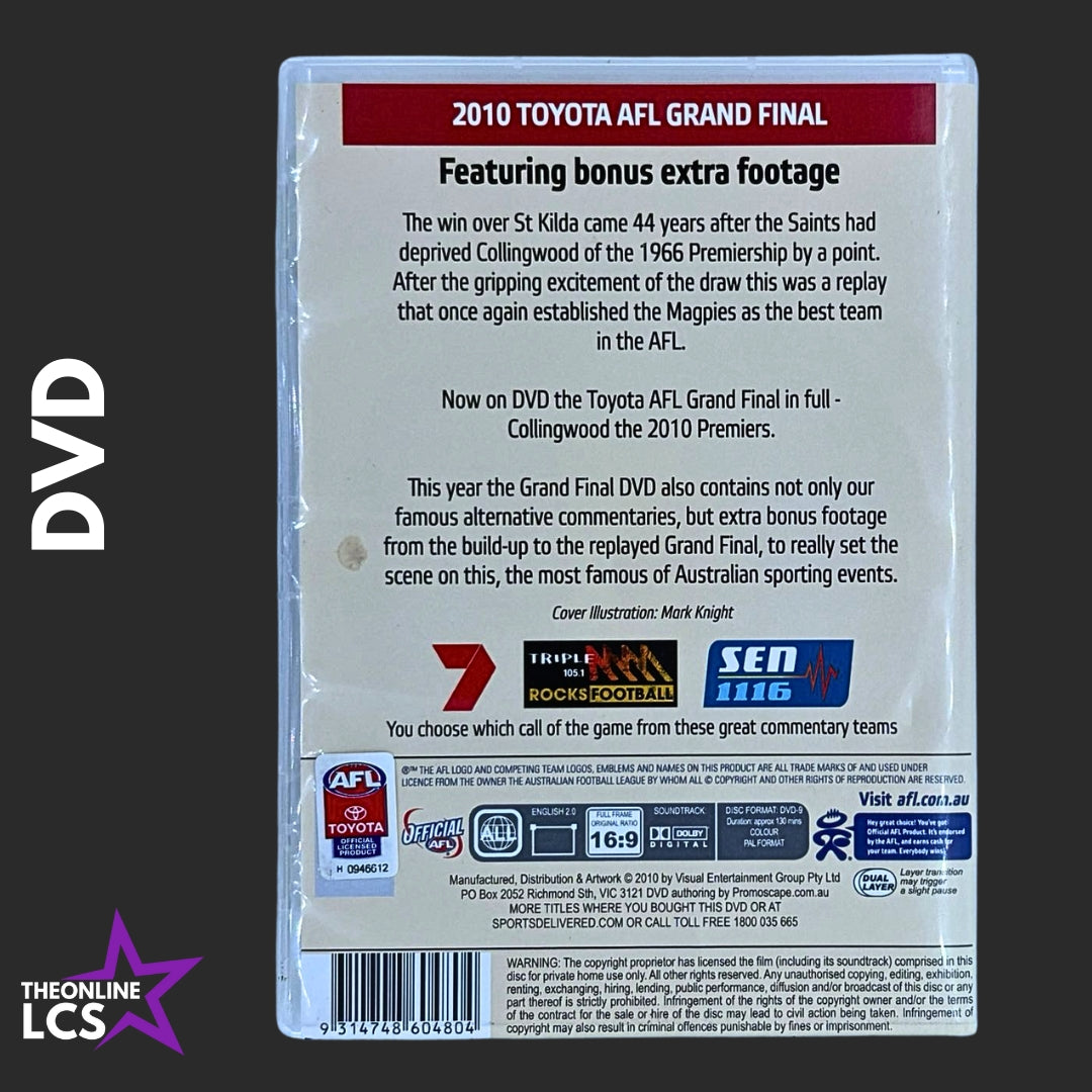2010 AFL Grand Final - Collingwood Premiership Edition DVD