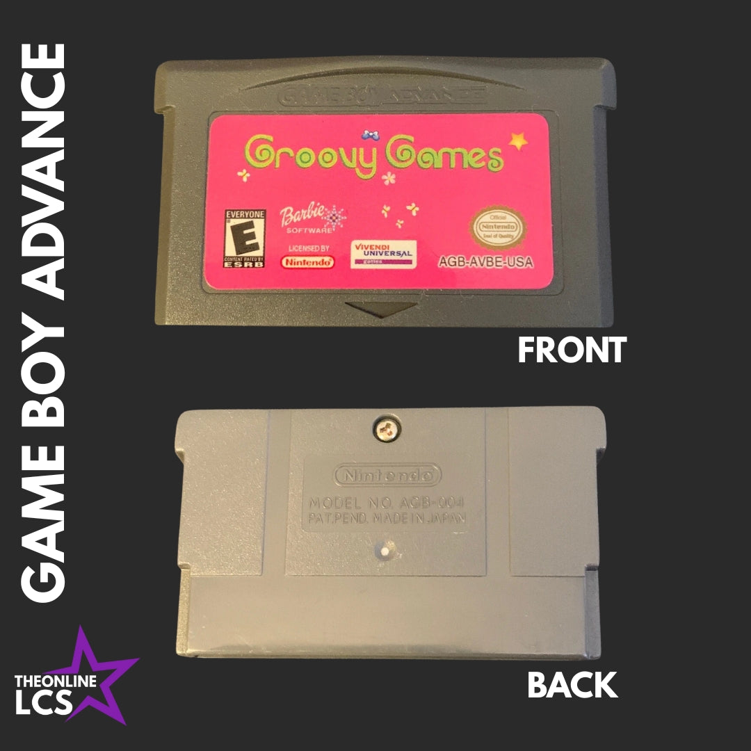 Nintendo Game Boy Advance Barbie Groovy Games Cartridge Only