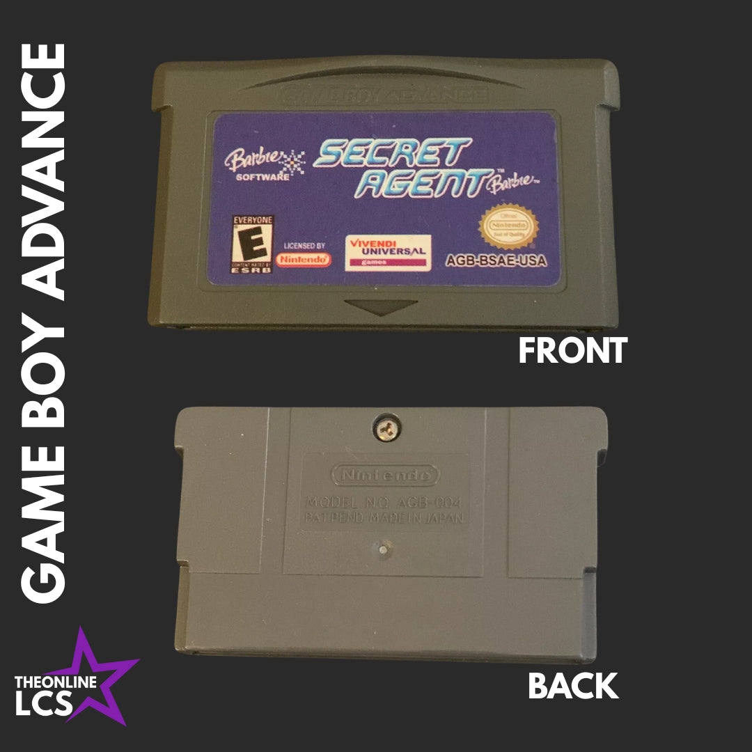 Nintendo Game Boy Advance Barbie Secret Agent Cartridge Only