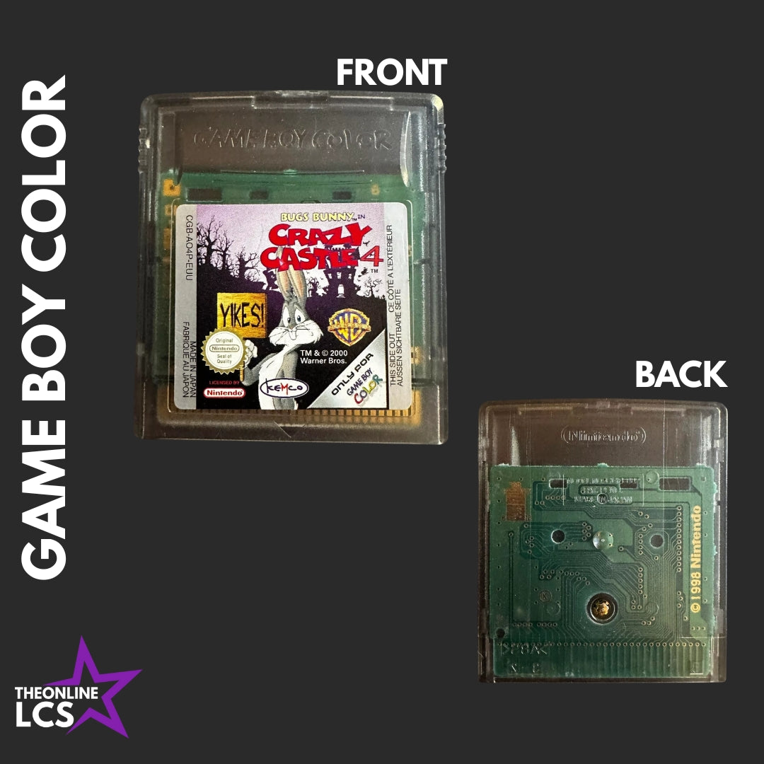 Nintendo Game Boy Color Bugs Bunny Crazy Castle 4 Cartridge Only