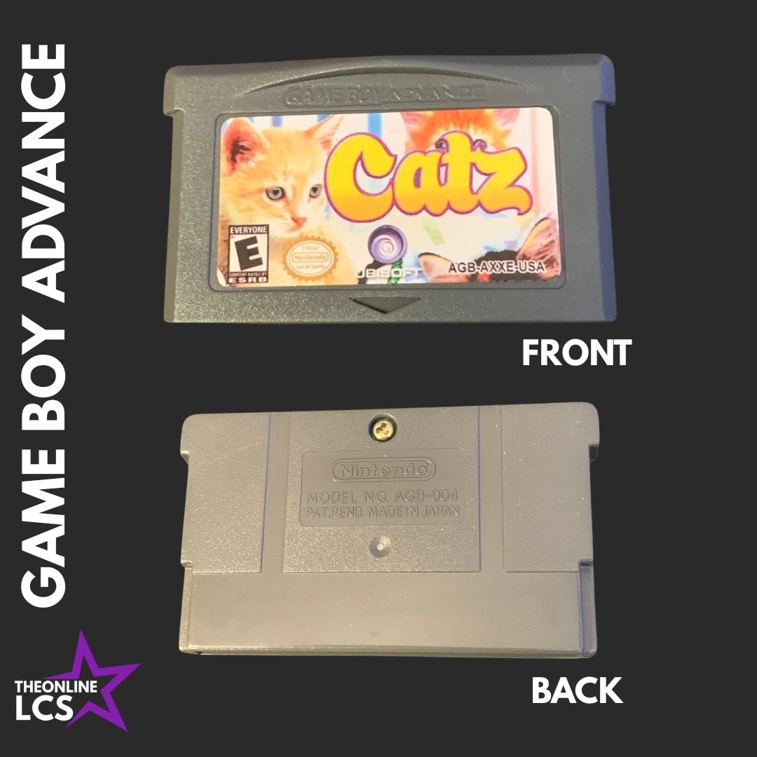 Nintendo Game Boy Advance Catz Cartridge Only