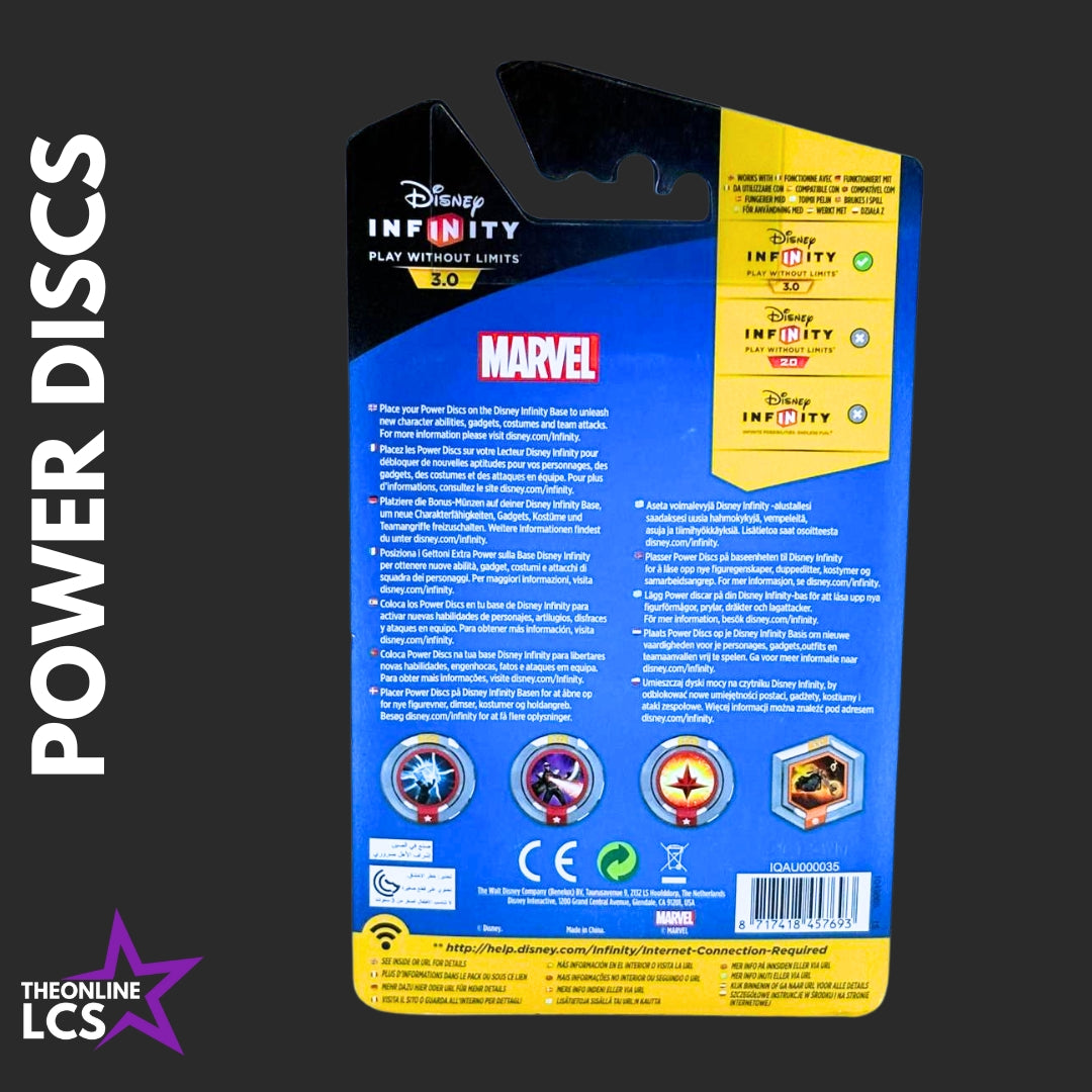 Disney Infinity 3.0 Marvel Battlegrounds Power 4-Disc Pack