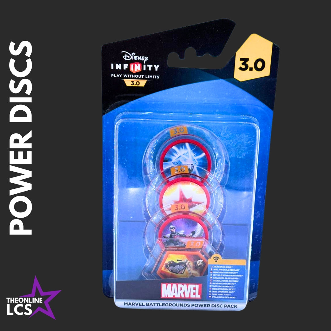 Disney Infinity 3.0 Marvel Battlegrounds Power 4-Disc Pack