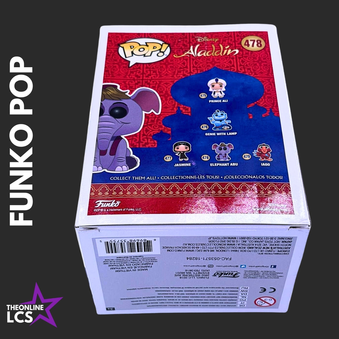 Funko Pop! Disney Aladdin Elephant Abu #478