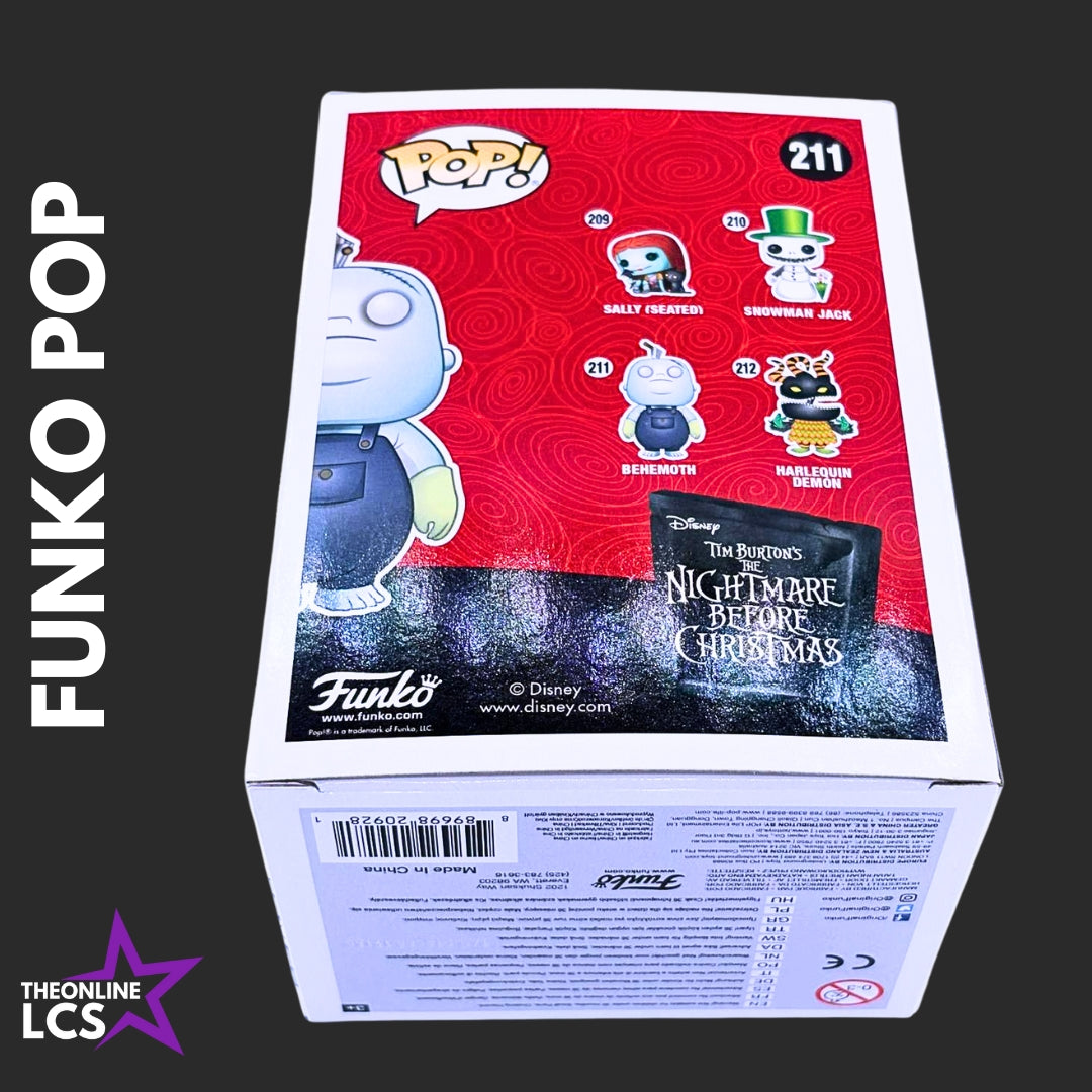 Funko Pop! Disney Nightmare Before Christmas Behemoth #211 Glows In The Dark