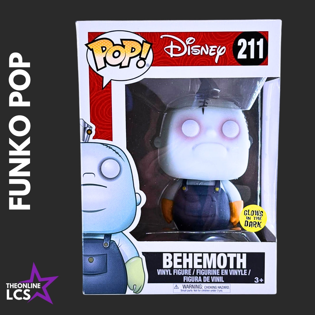 Funko Pop! Disney Nightmare Before Christmas Behemoth #211 Glows In The Dark