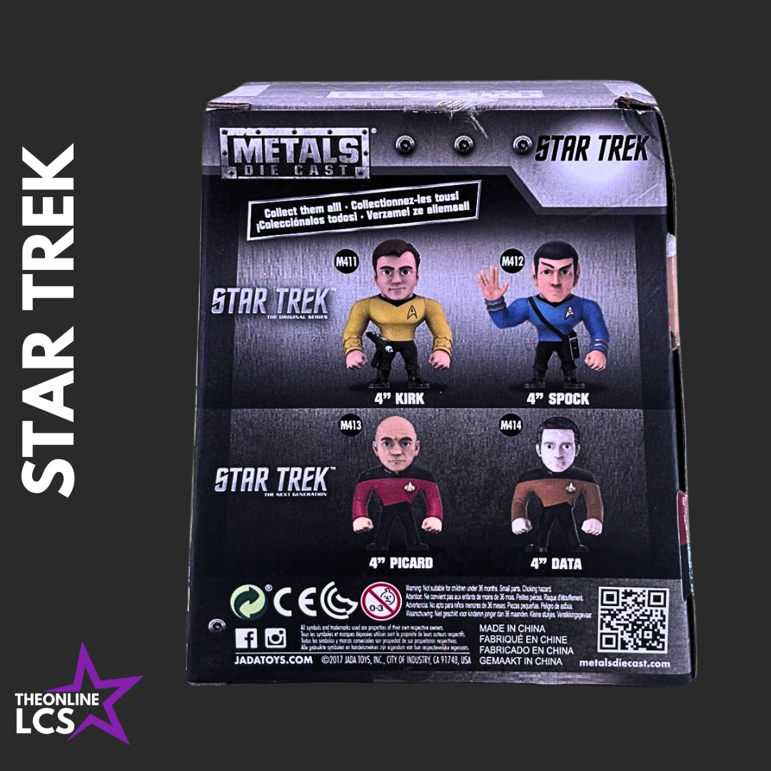 Jada Metals Die Cast Star Trek Captain Picard 4" #M413