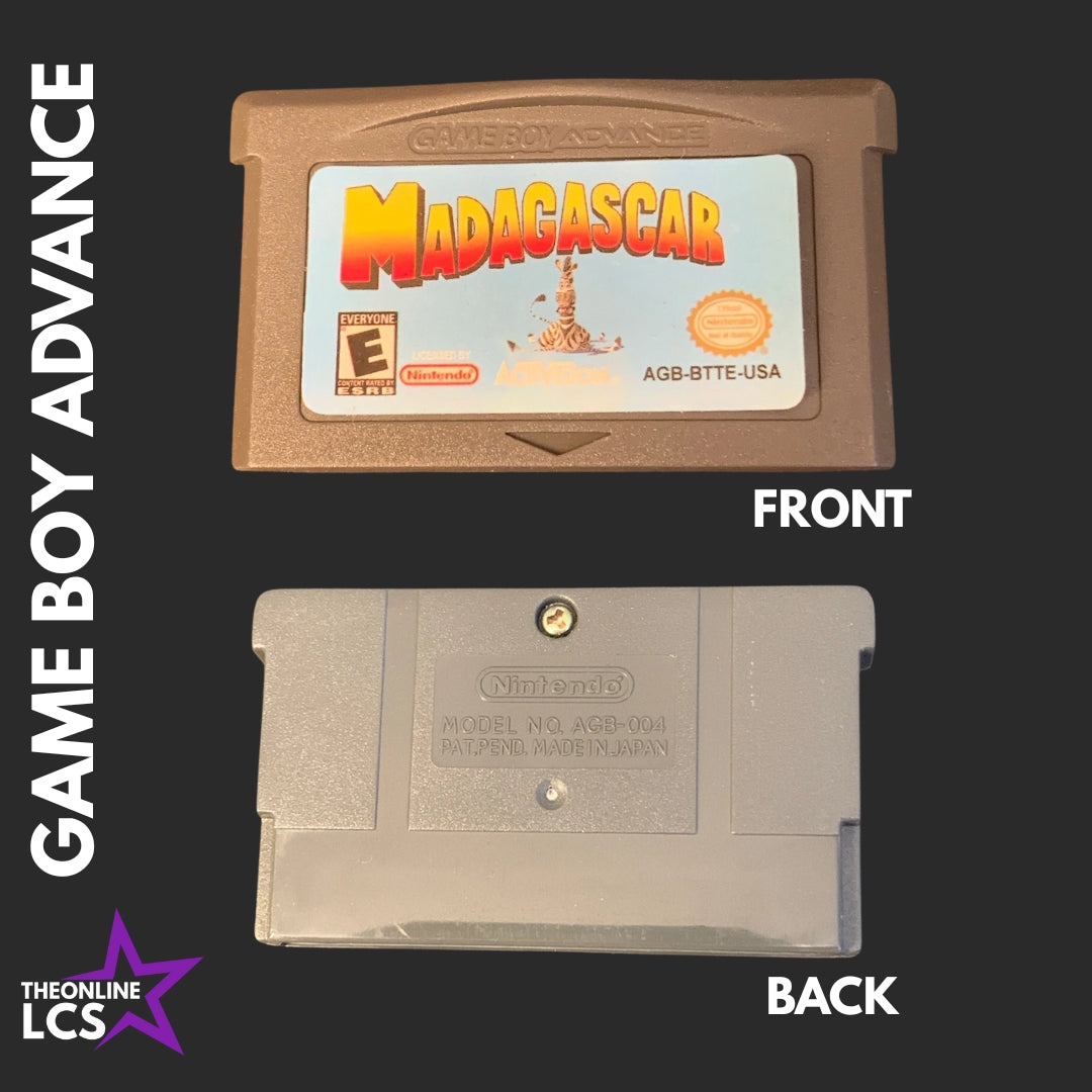 Nintendo Game Boy Advance Madagascar Cartridge Only