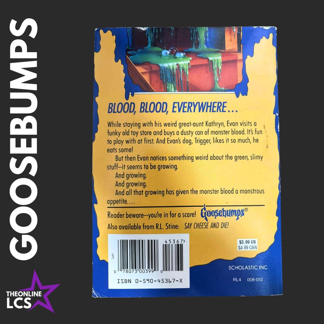 Apple Fiction Goosebumps Monster Blood #3 R.L. Stine