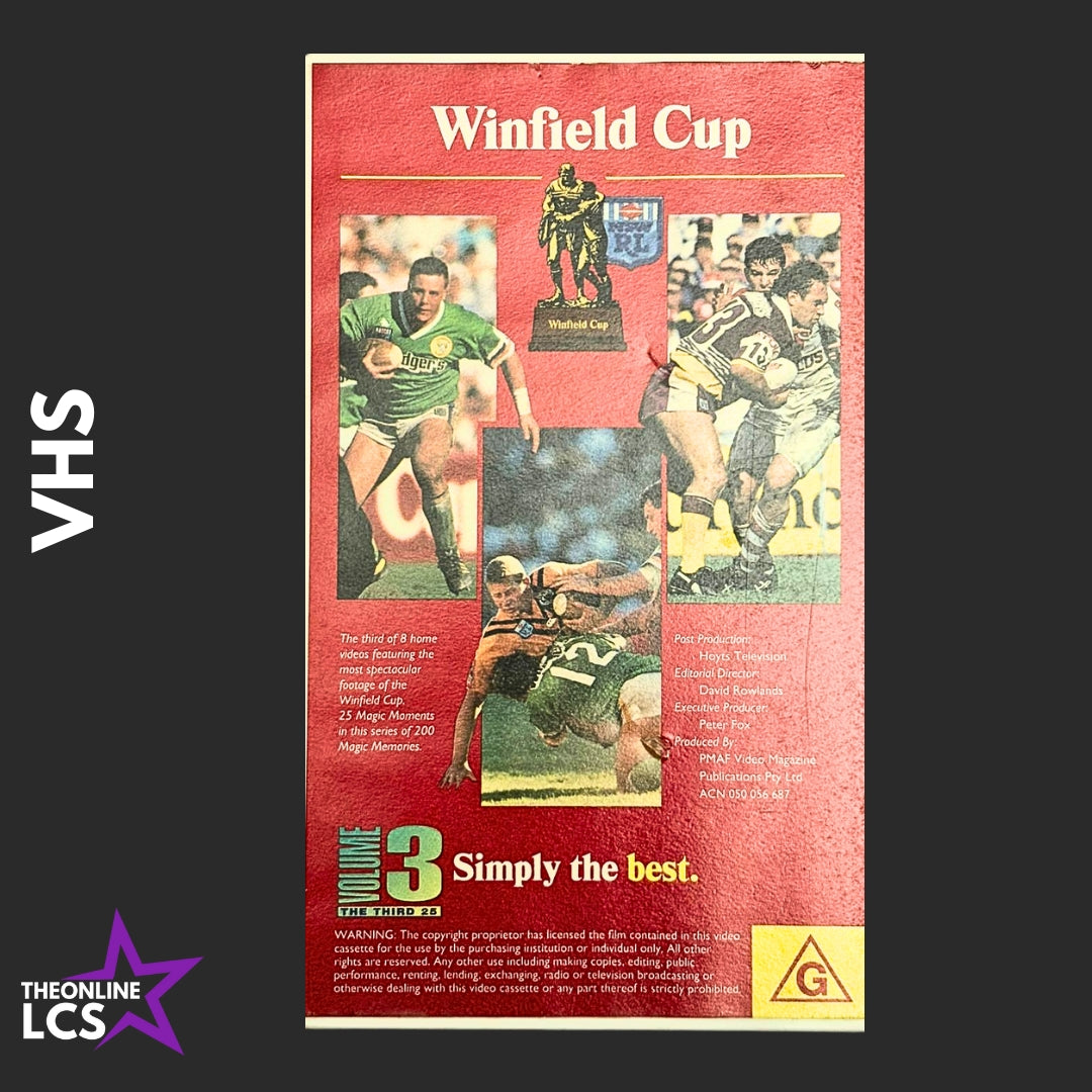 NSWRL Winfield Cup 200 Magic Memories Volume 3 VHS