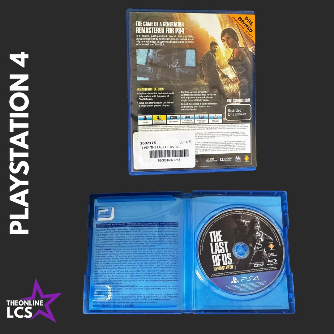 PlayStation 4 The Last Of Us Remastered