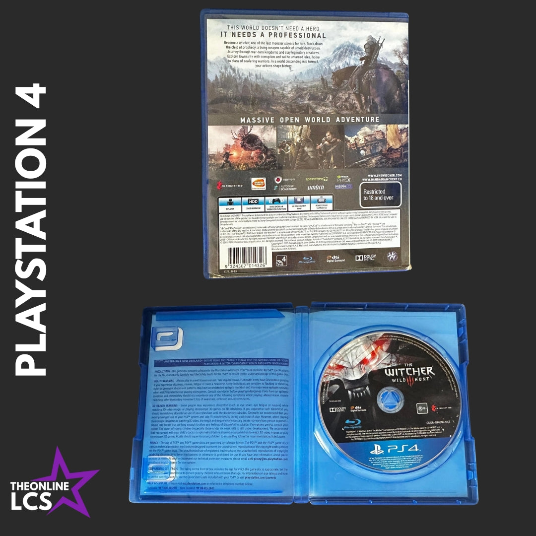 PlayStation 4 The Witcher Wild Hunt