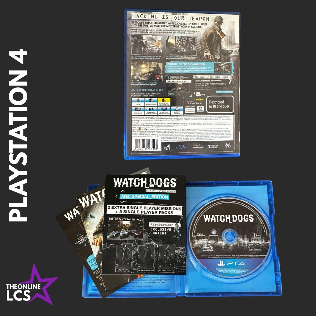 PlayStation 4 Watchdogs ANZ Special Edition