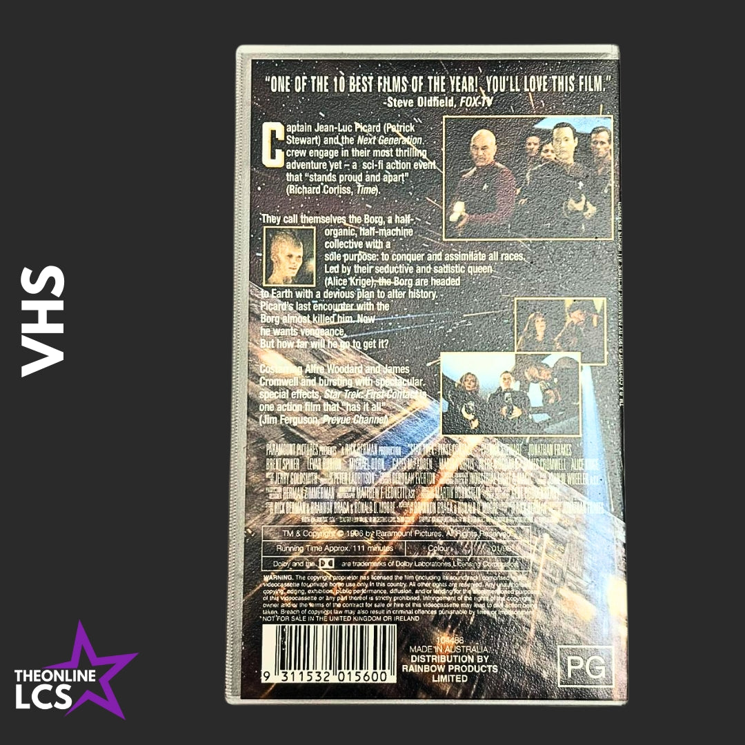 Paramount Star Trek First Contact VHS