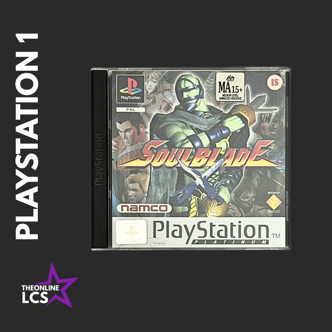 PlayStation 1 Soulblade Platinum Edition