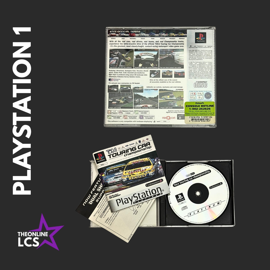 PlayStation 1 TOCA Touring Car Championship Platinum Edition
