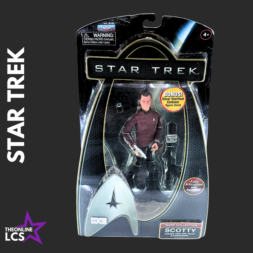 Playmates Star Trek Warp Collection Original Scotty 6"