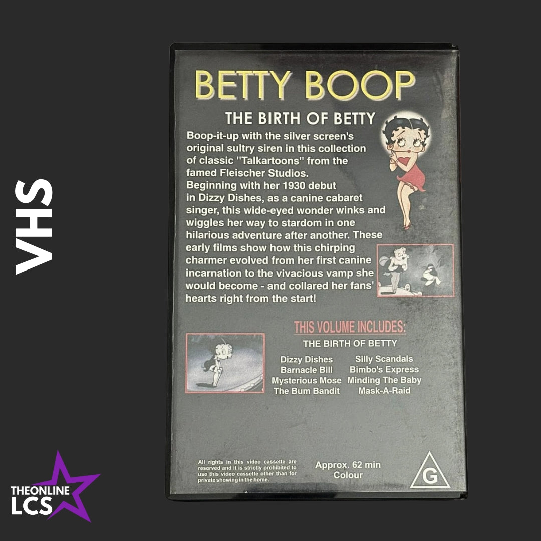 Republic Pictures Betty Boop The Birth of VHS