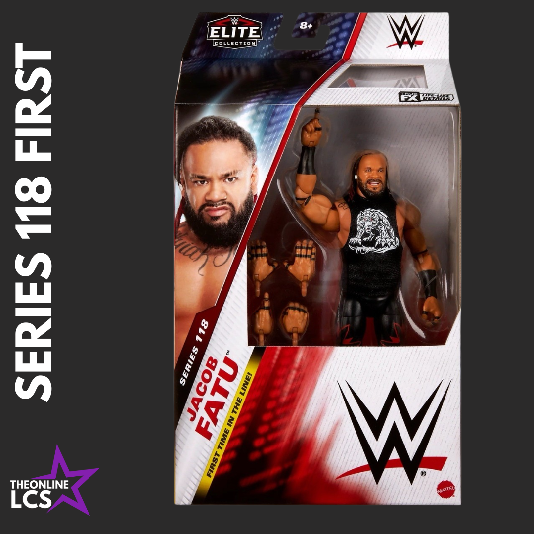 Mattel WWE Series 118 Elite Action Figure Jacob Fatu First Time in the Line