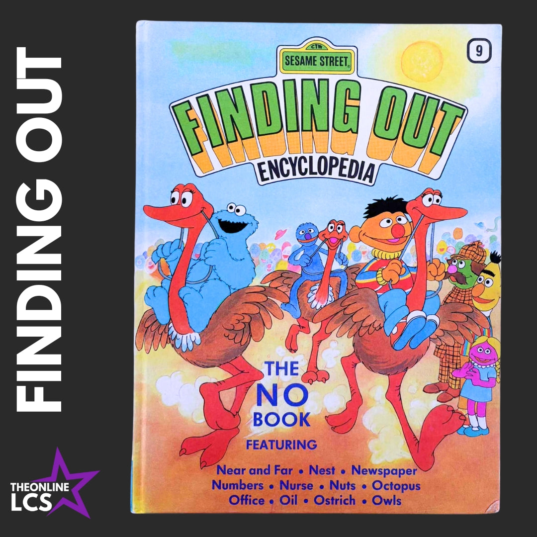 1982 CTW Sesame Street Finding Out Encyclopedia - The NO Book #9