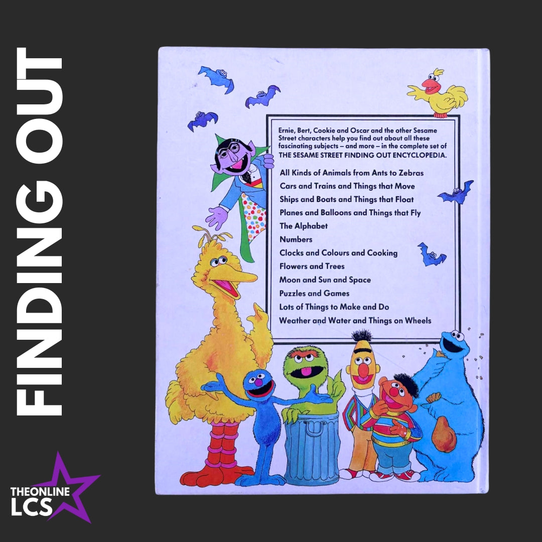 1982 CTW Sesame Street Finding Out Encyclopedia - The UV Book #14