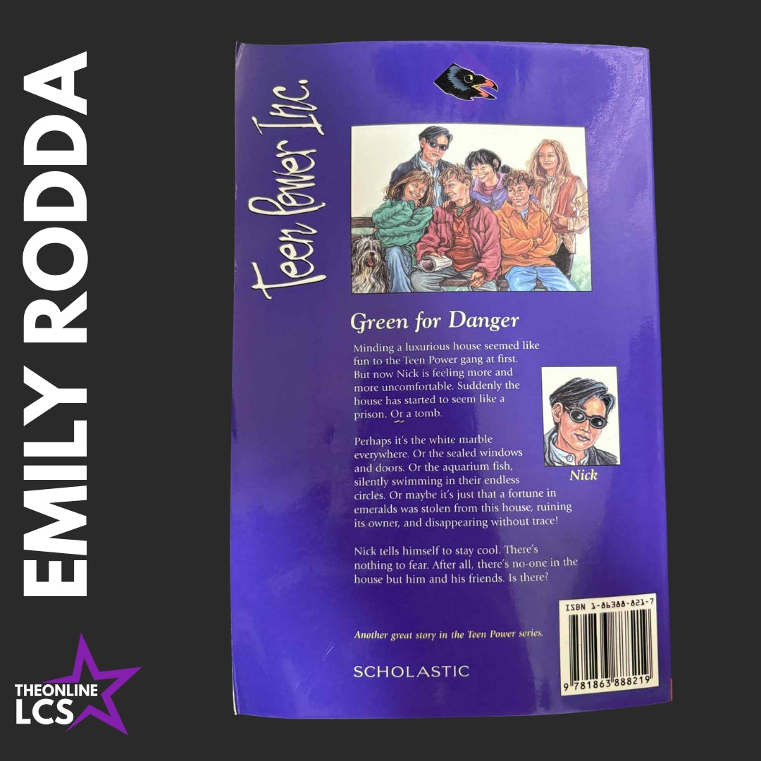 Scholastic Teen Power Inc Green for Danger #6 Emily Rodda