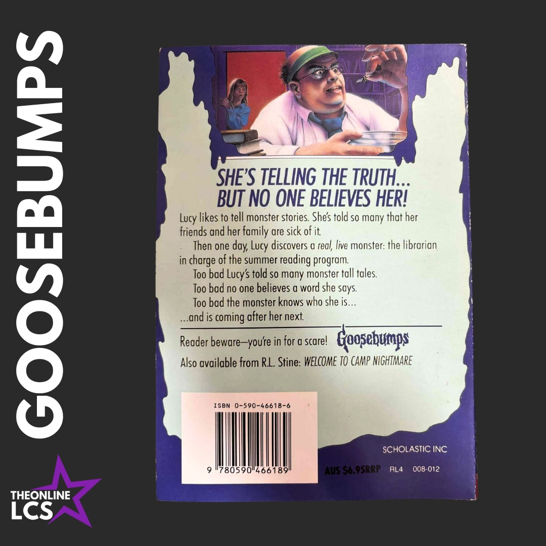 Apple Fiction Goosebumps The Girl Who Cried Monster #8 R.L. Stine
