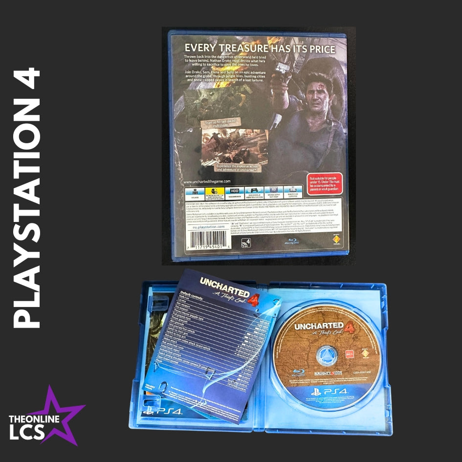 PlayStation 4 Unchartered 4 A Thiefs End
