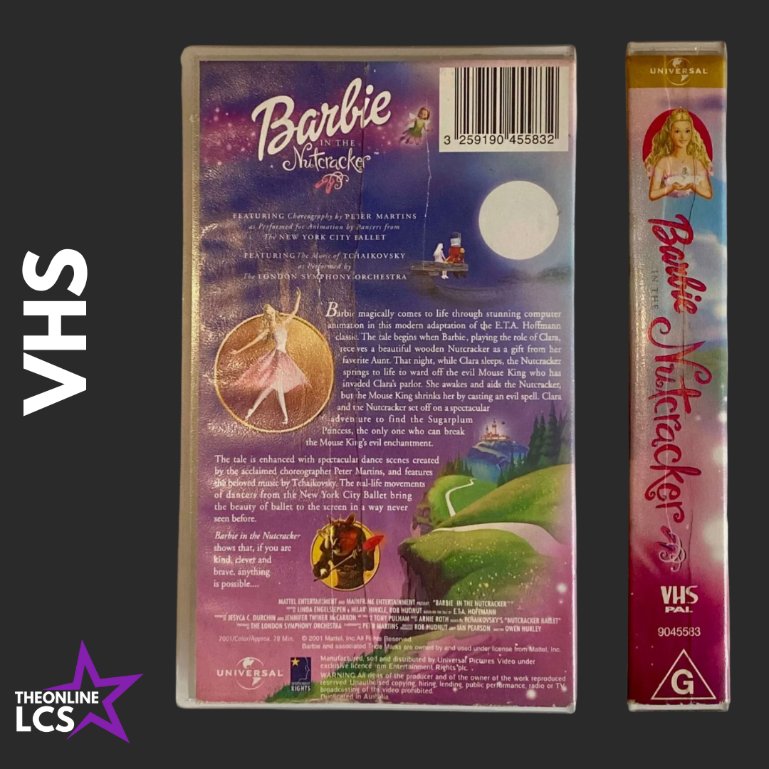 Universal Barbie in the Nutcracker First Movie VHS