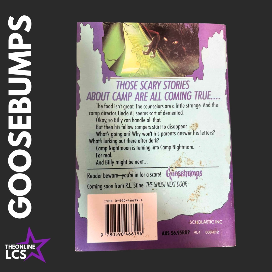 Apple Fiction Goosebumps Welcome to Camp Nightmare #9 R.L. Stine