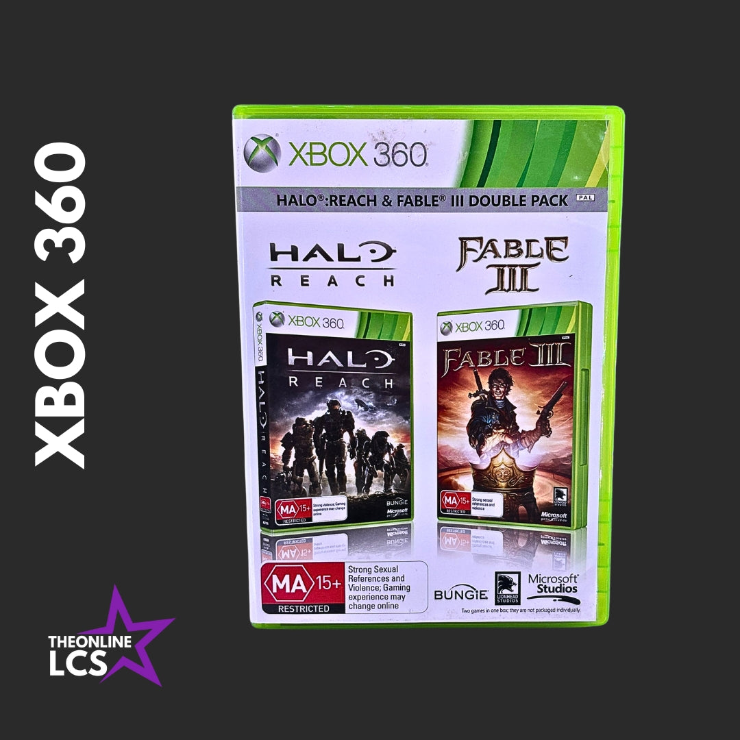 Xbox 360 Halo: Reach and Fable III Double Pack
