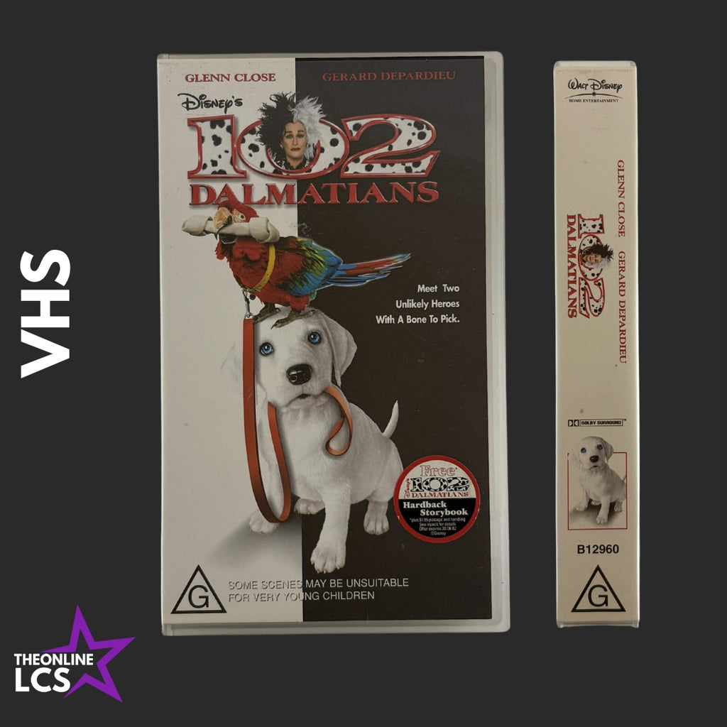 Walt Disney 102 Dalmatians VHS