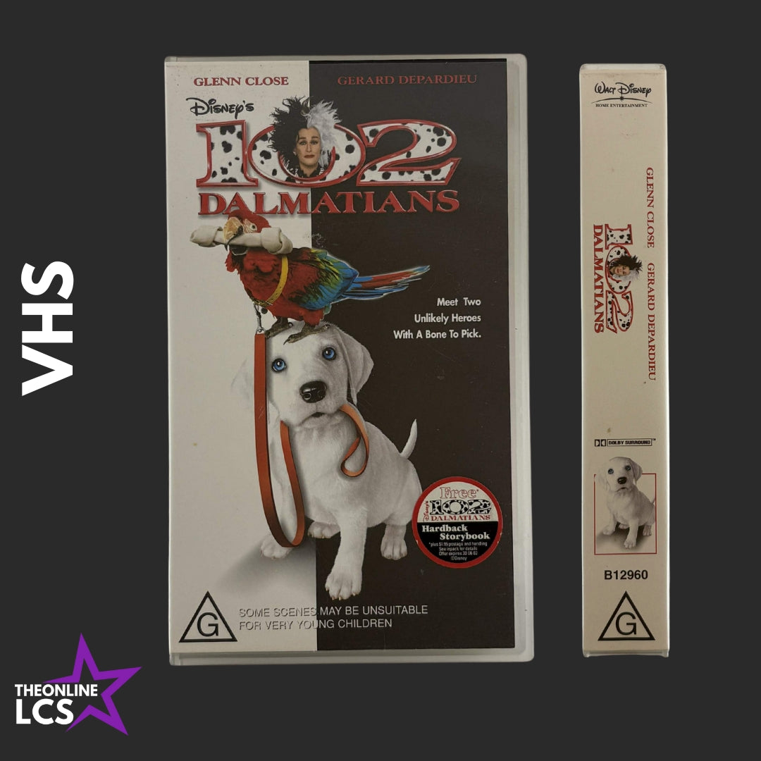 Walt Disney 102 Dalmatians VHS