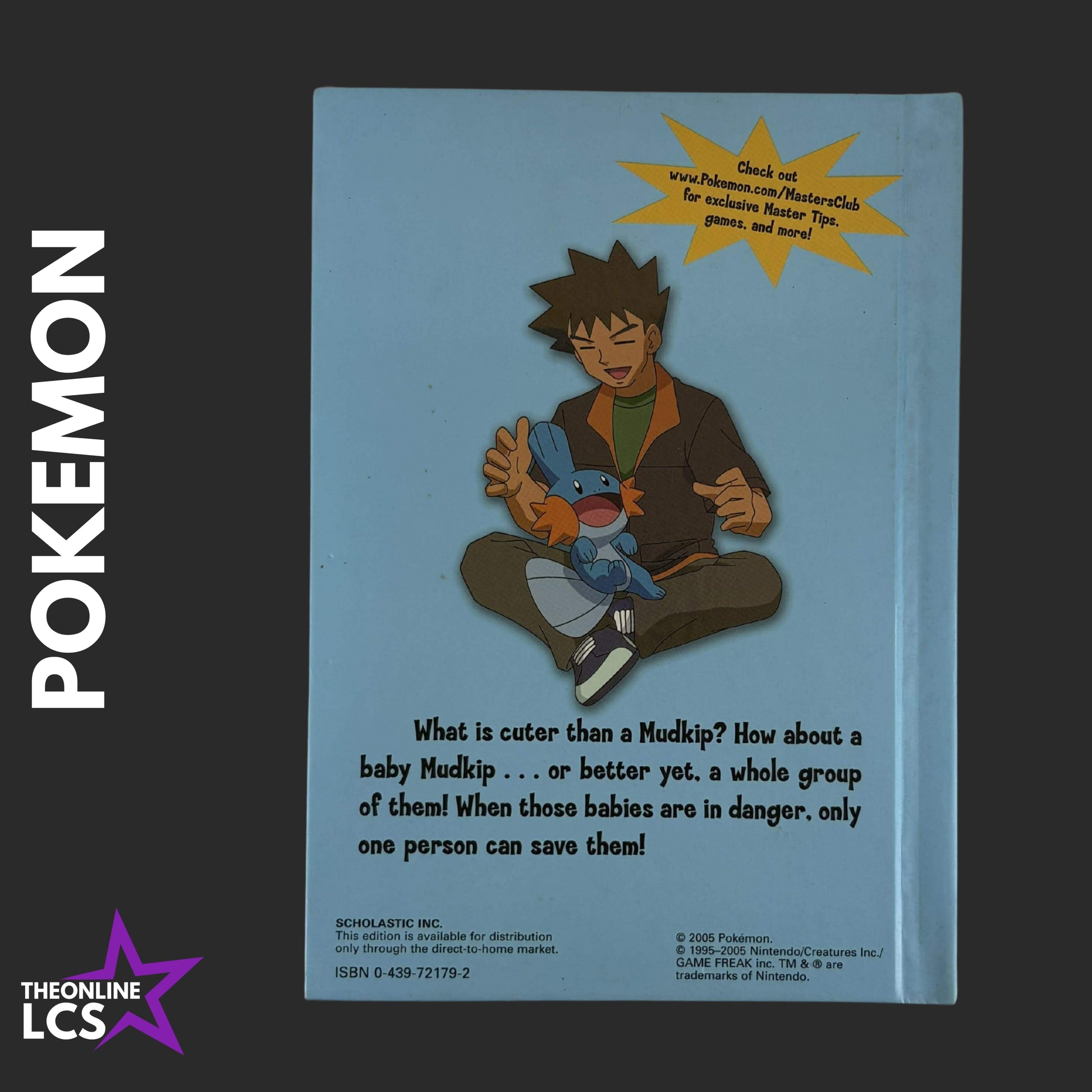 2005 Scholastic Pokémon Save Those Mudkip Official Masters Club Hardcover