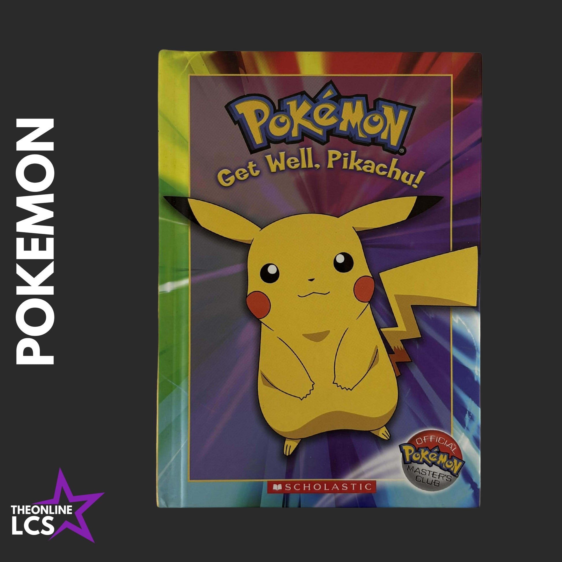 2004 Scholastic Pokémon Get Well, Pikachu Official Masters Club Hardcover