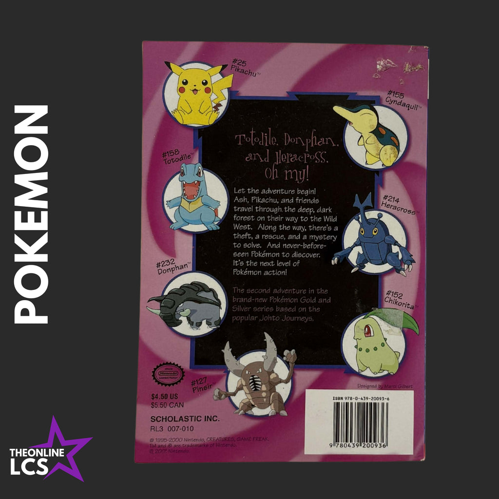 2001 Scholastic Pokémon The Johto Adventures Go West, Young Ash Paperback