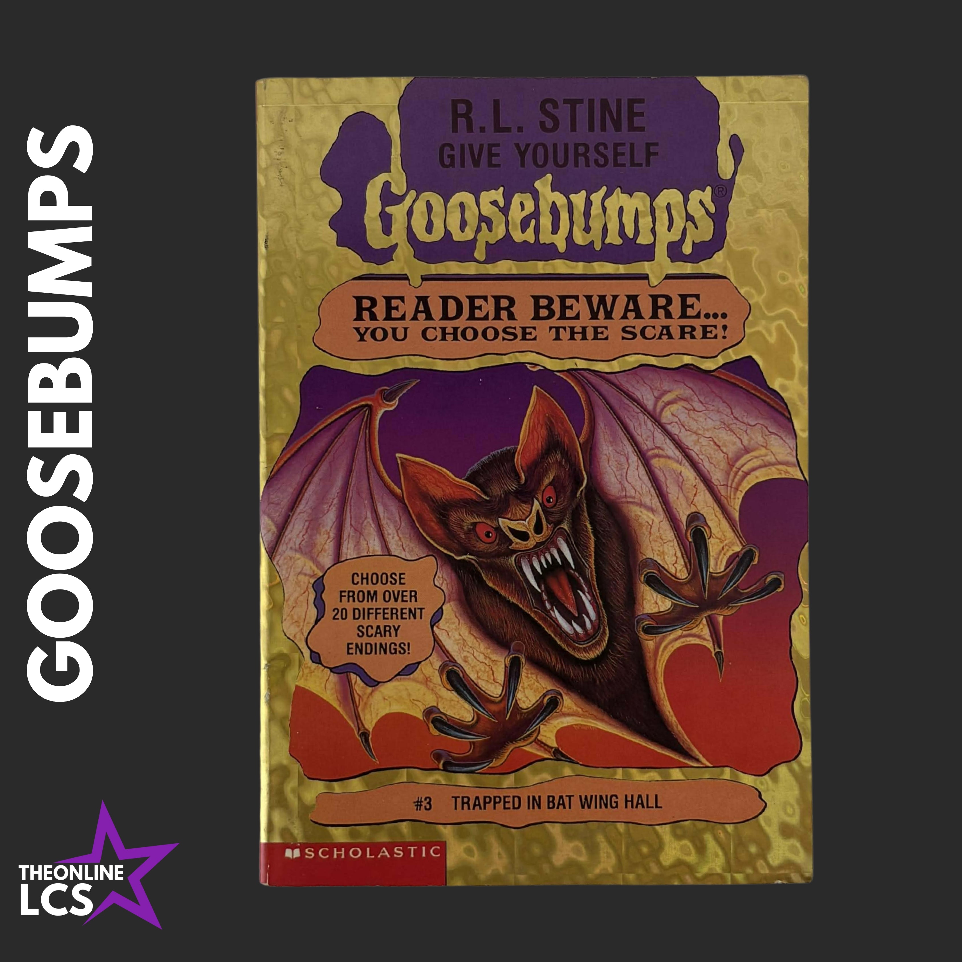 Apple Fiction Goosebumps Give Yourself Trapped In Bat Wing Hall #3 R.L. Stine