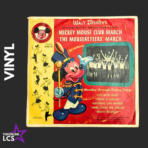 1955 7" EMI Music Walt Disney's Mickey Mouse Club March DBR 50 Vinyl