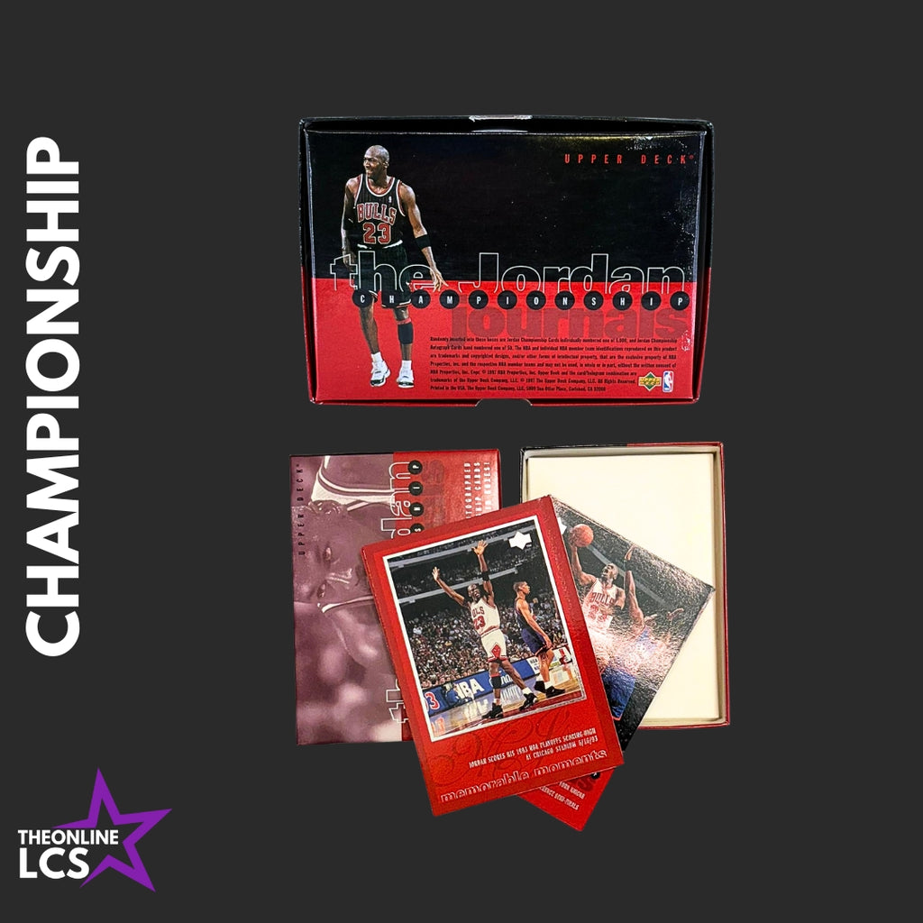 1997 Upper Deck The Jordan Championship Journals Opened Box