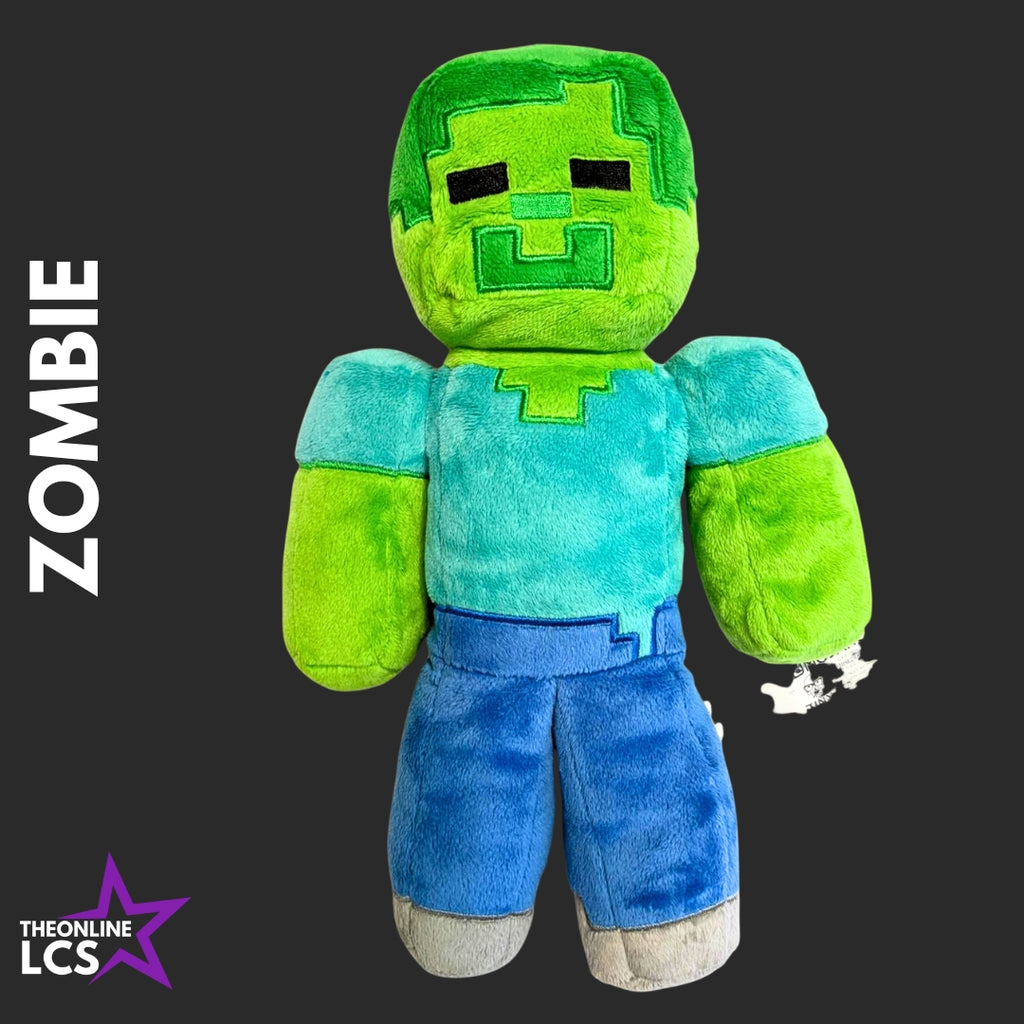 2014 Mojang Jinx Minecraft Green Zombie 12" Plush