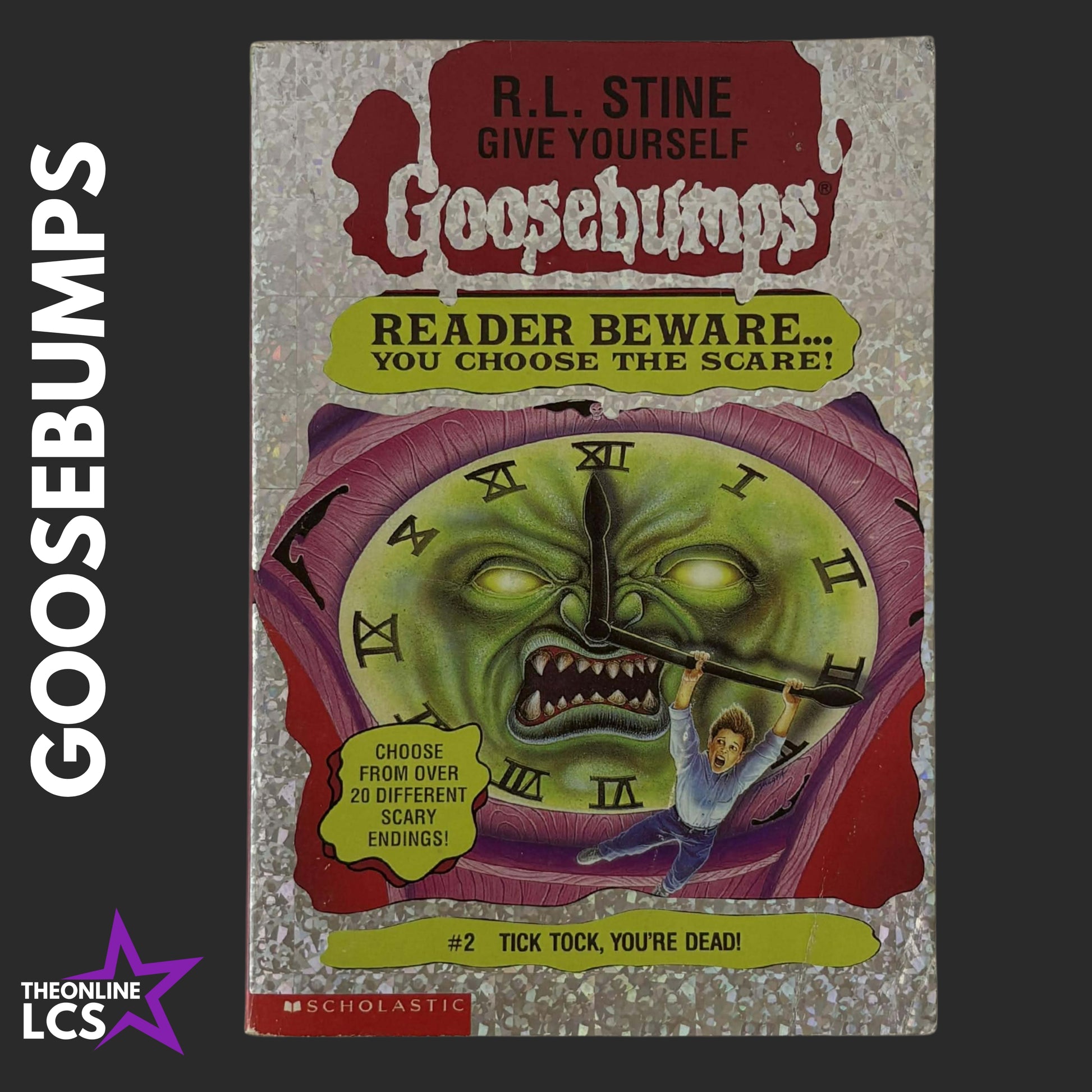 Apple Fiction Goosebumps Give Yourself Tick Tock, You're Dead #2 R.L. Stine