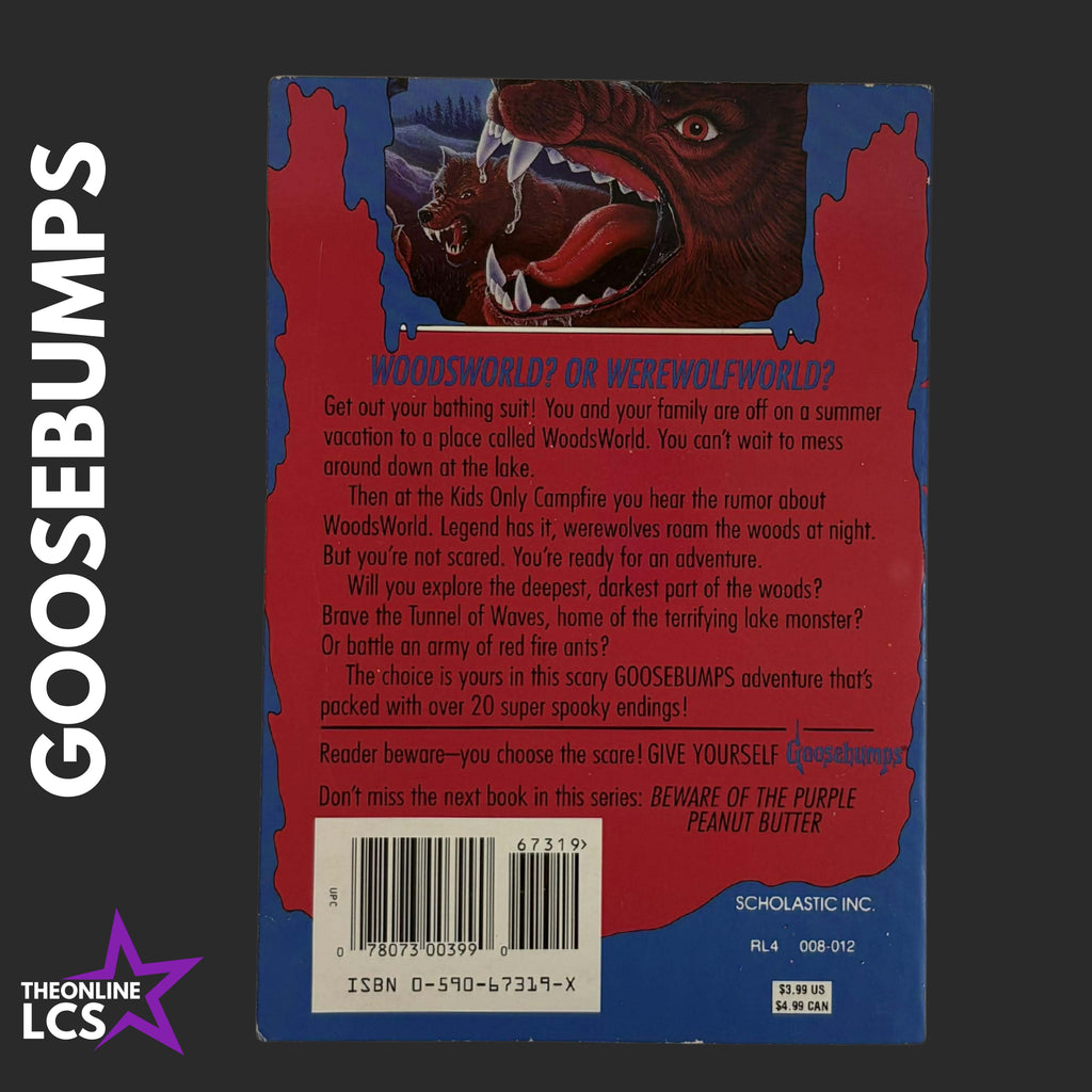Apple Fiction Goosebumps Give Yourself Night In Werewolf Woods #5 R.L. Stine