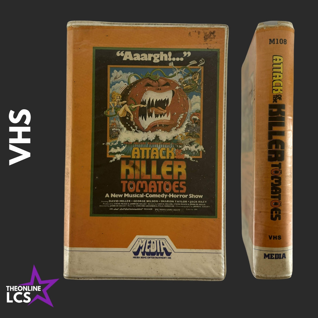 1981 Media Home Entertainment Attack of the Killer Tomatoes VHS