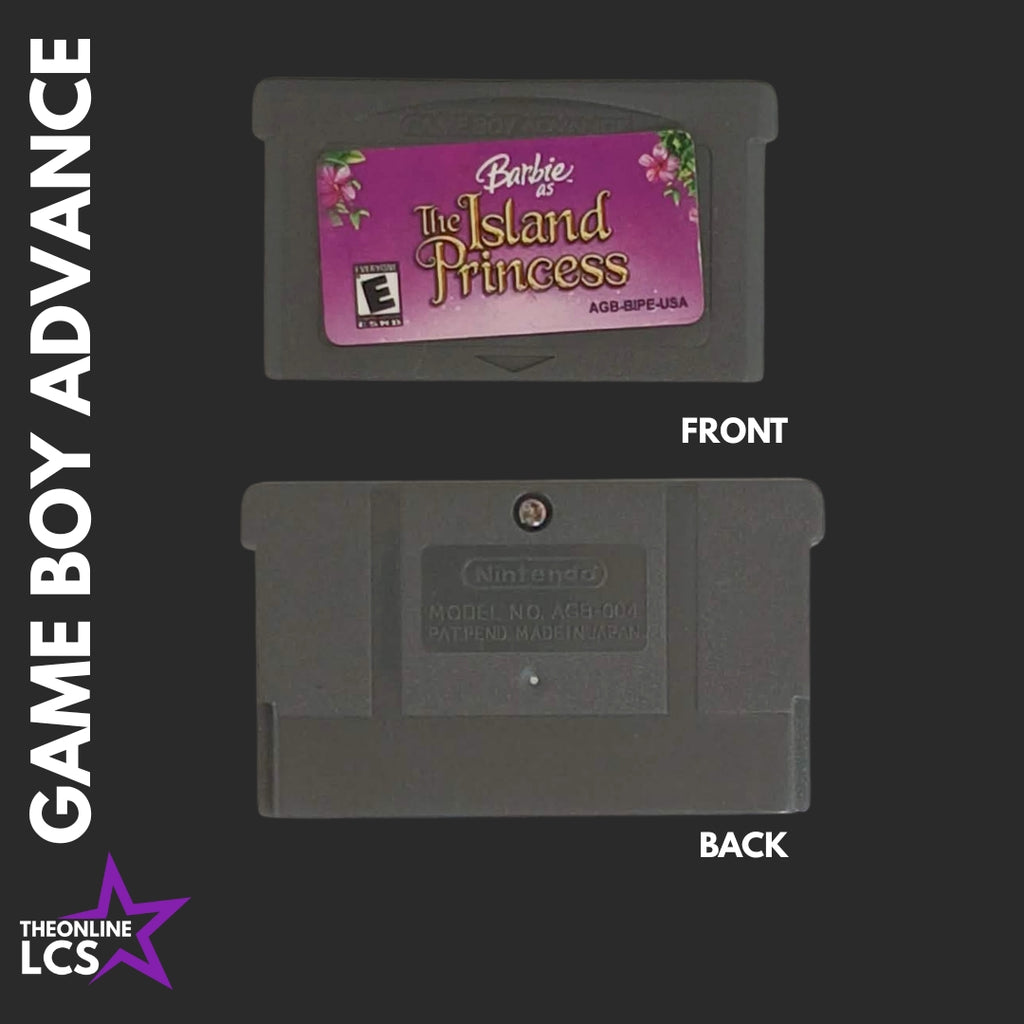 Nintendo Game Boy Advance Barbie as The Island Princess Cartridge Only
