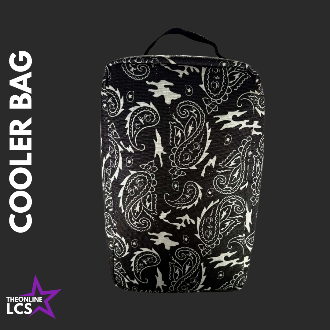 Culture Kings Black Paisley Cooler Bag