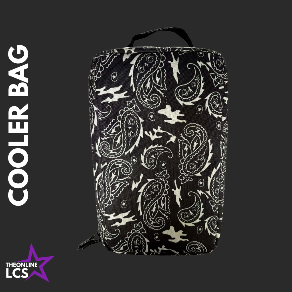 Culture Kings Black Paisley Cooler Bag