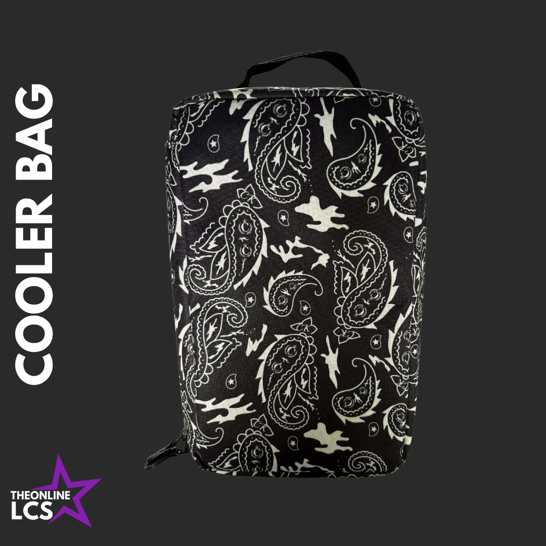 Culture Kings Black Paisley Cooler Bag