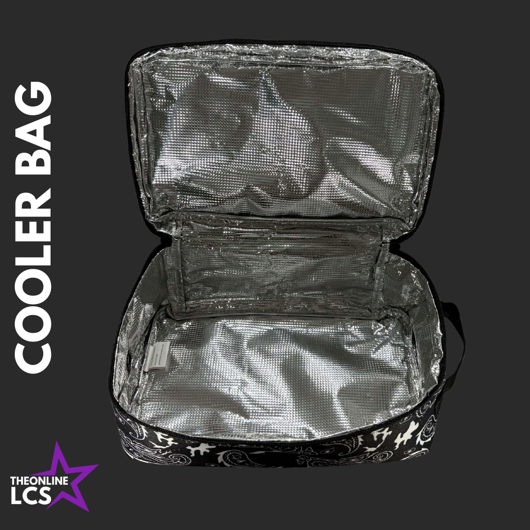 Culture Kings Black Paisley Cooler Bag
